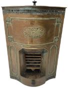 Early 20th century Regency design copper 'Pither' stove
