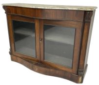 Victorian rosewood side cabinet