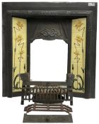 Gallery Collection Fireplaces - 'Toulouse' Art Nouveau inspired cast iron fireplace inset
