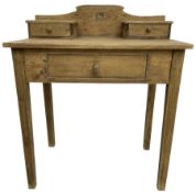 Waxed pine dressing table
