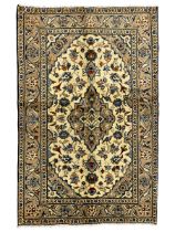Small Persian Kashan rug