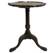 George III mahogany tripod table