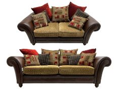 DFS - 'Perez' three-seat sofa (W222cm