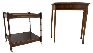 William Bartlett - small cherry wood console table