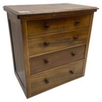 Small Victorian mahogany chest