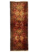 Persian Heriz red ground rug