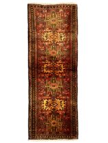 Persian Heriz red ground rug