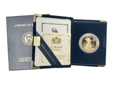 United States of America 2012 one ounce fine gold proof fifty dollars coin