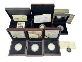 Silver coins and medallions
