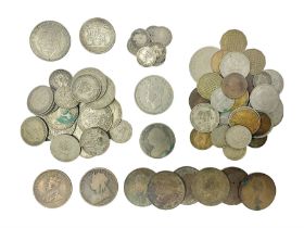 Approximately 135 grams of Great British pre 1947 silver coins
