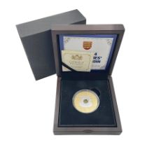 Queen Elizabeth II Bailiwick of Jersey 2014 '100 Poppies' gold five pound coin