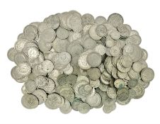 Approximately 2664 grams of Great British pre 1947 silver coins