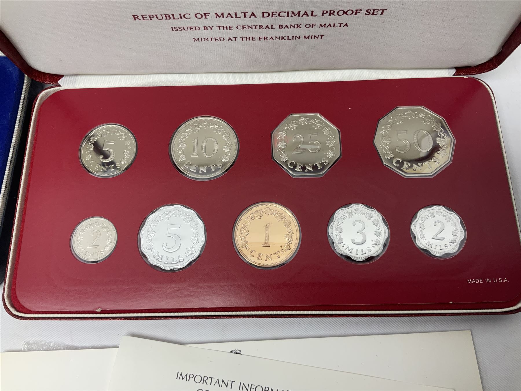 First National Coinage of Barbados 1973 proof eight coin set - Image 15 of 17