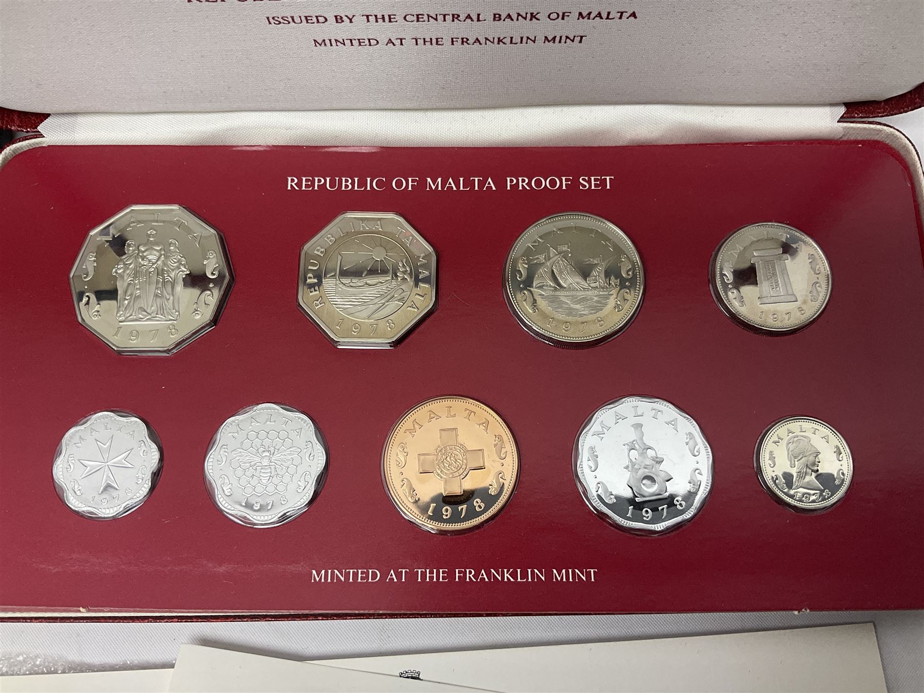 First National Coinage of Barbados 1973 proof eight coin set - Image 14 of 17