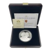 Queen Elizabeth II Bailiwick of Jersey 2013 'Coronation Jubilee' silver proof five ounce coin