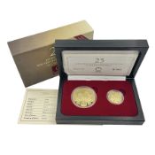 Austria 2014 gold proof two coin set