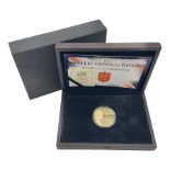 Queen Elizabeth II Bailiwick of Guernsey 2015 'Reflections of a Reign' gold proof five pound coin