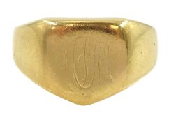 Early 20th century 18ct gold signet ring