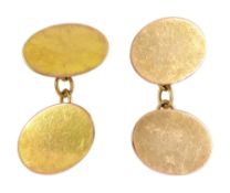 Pair of 9ct gold cufflinks