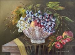 Maeve Somerset (British 20th Century): Still Life of Fruit