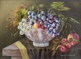 Maeve Somerset (British 20th Century): Still Life of Fruit