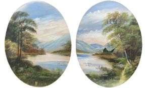 A McRae (British 20th Century): 'Tantern Abbey' and 'Near Perth' landscapes