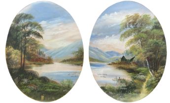 A McRae (British 20th Century): 'Tantern Abbey' and 'Near Perth' landscapes