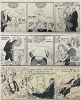 Sunderland Rollinson (British 1872-1950): 'Grandpa' set of nine cartoons including 'Grandpa at the S