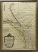 Richard Holmes Laurie (British 1777-1858): ‘A New Chart of the East Coast of England from Flamboroug