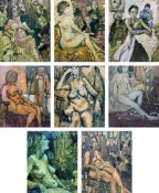 Raymond Arthur Roadnight (British 1941-): Female Nude Studies