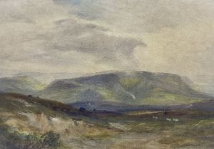 John Spence Ingall (Staithes Group 1850-1936): Misty Moorland