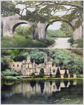 A J Wiseman (British 20th Century): Kylemore Abbey - Ireland