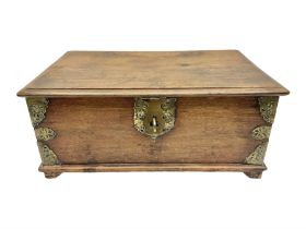 19th century stained oak box