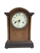 German - Edwardian 8-day mahogany mantle clock c1910