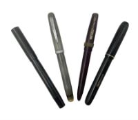 Four fountain pens