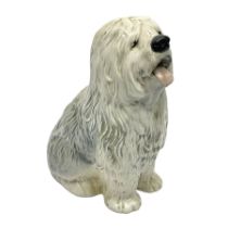 Beswick fireside model of an Old English Sheep dog