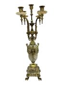 20th century five branch candelabra