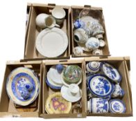 Collection of Booths Real Old Willow pattern