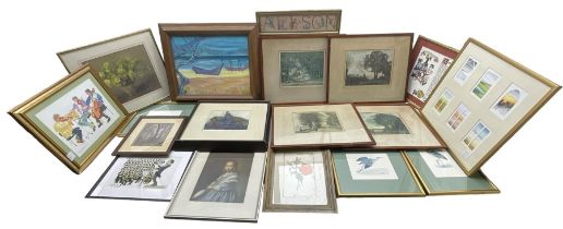 Large collection of prints including Mary Woodin and Marcelino Rodriguez together with a selection o