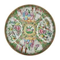 Chinese Famille Rose plate