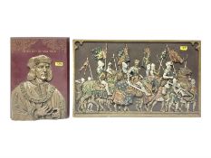 Ricardvs III wall plaque by Elizabeth Sharp for Marcus Replicas and another of medieval knights