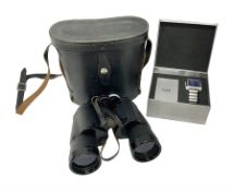 Pair of Regent 10x50 binoculars in case