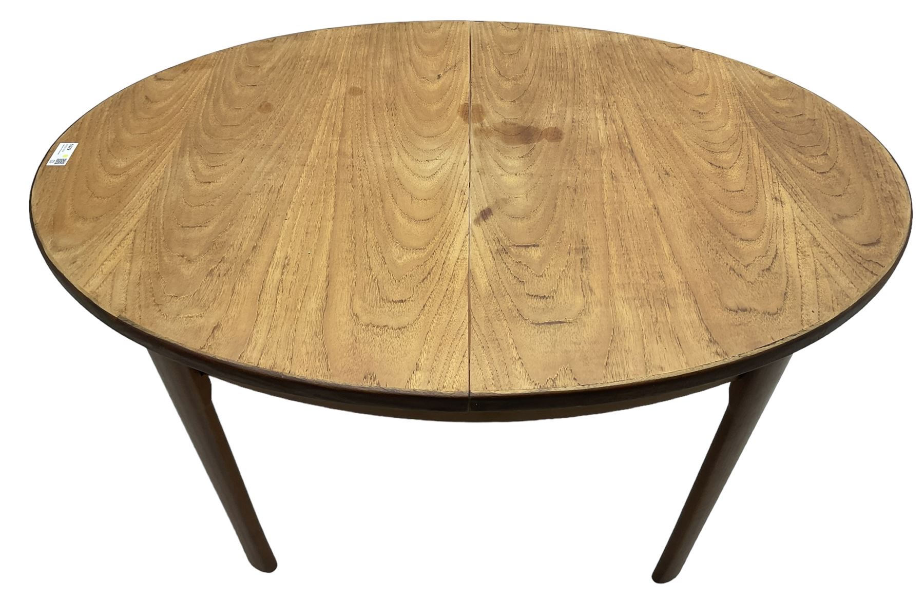 Mid-20th century teak extending dining table - Image 3 of 4