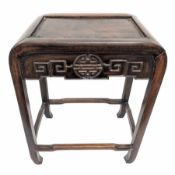 Chinese hardwood stand/stool