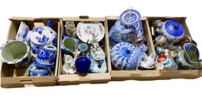 Blue and white ceramics