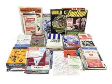 Collection of assorted football programmes