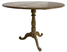 19th century pine dining table