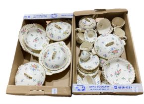 Olde Bristol Porcelain reproduced by Clarice Cliff tea and dinner wares