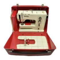 Mid 20th Century Bernina Record Electronic sewing machine in case
