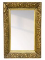 Small gilt framed ornate wall mirror